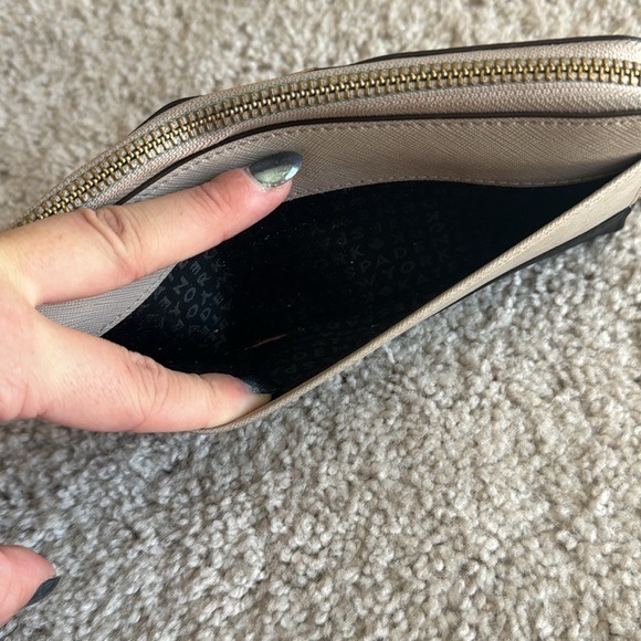 Kate Spade Neda Newbury Lane Zip-Around Wallet Mousfro/Black - Picture 10 of 16